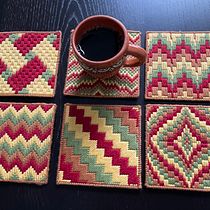 Mi proyecto del curso: Bargello para principiantes: crea motivos bordados retro . Embroider, Fiber Arts, Patternmaking, Dressmaking, and Textile Design project by nancy.aular - 05.15.2023