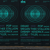 Sistema modular para evento de musica NYK Ein Projekt aus dem Bereich Kunstleitung, Br, ing und Identität, Grafikdesign, Digitales Design und Kommunikation von cobelidesign - 16.05.2023