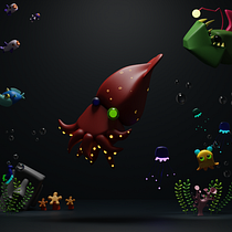 My project for course: 3D Character Creation in Blender. 3D, Design de personagens, Modelagem 3D, Design de personagens 3D, e 3D Design projeto de José Constabel Grau - 23.05.2023