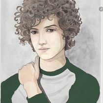 My project for course: Watercolor Portrait from a Photo. Traditional illustration, Watercolor Painting, and Portrait Drawing project by rossana.grilli - 05.17.2023