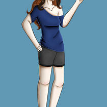 Meu projeto do curso: Retrato de personagens femininas com Procreate. Projekt z dziedziny Trad, c, jna ilustracja, Ilustracja c, frowa, R, sunek c i frow użytkownika Isabelli Cristina Brito Landim - 18.05.2023