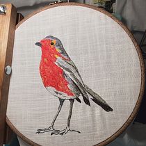 Mi proyecto del curso: Pintar con hilo: técnicas de ilustración textil. Ilustração tradicional, Bordado, e Design têxtil projeto de Cristina P. S. - 17.05.2023