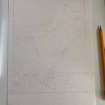 My project for course: Painting a Wildlife Scene with Gouache. Un progetto di Illustrazione tradizionale, Belle arti, Pittura e Pittura gouache di Amanda Pratt - 18.05.2023
