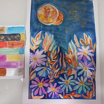 Il mio progetto del corso: Creazione di palette di colore con acquerello. Un progetto di Illustrazione tradizionale, Belle arti, Pittura, Pittura ad acquerello e Teoria del colore di Irina Markina - 18.05.2023