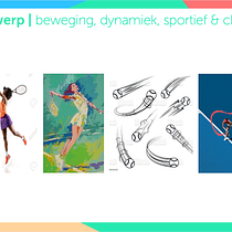 A selection of the presentation to the client with main focus on move, play, class & you.. Un proyecto de Dirección de arte, Br, ing e Identidad, Diseño gráfico y Diseño de logotipos de Marieke Hendriksen - 18.05.2023