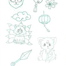 Mi proyecto del curso: Diario de dibujo: crea personajes fantásticos Ein Projekt aus dem Bereich Design von Figuren, Skizzenentwurf, Bleistiftzeichnung, Zeichnung und Sketchbook von Nathalia Roa Jaramillo - 18.05.2023