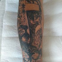 Meu projeto do curso: @talvane tatoo onde estão meus trabalhos . Tattoo Design, and Advertising project by talvanerodriguestattoo - 05.16.2023