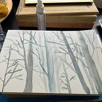 My project for course: Dreamy Watercolor Landscapes: Paint with Light. Un projet de Peinture , et Aquarelle de Mary Porter - 18.05.2023