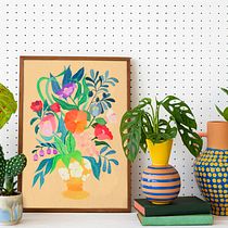Final Project: Floral Illustration with Gouache Paint . % Tia Bayer tarafından hazırlanan Dijital İllüstras, on, Botanik İllüstras, on, Guaj Bo, Ve ama projesi - 05.18.2023
