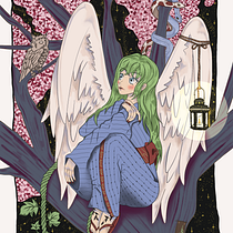 Il mio progetto del corso: Illustrazione manga con Procreate. Ilustração tradicional, Design de personagens, Comic, Ilustração digital, Desenho digital, e Mangá projeto de cristal748 - 19.05.2023