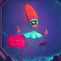 My project for course: Fantasy Character Design in Procreate. Projekt z dziedziny Trad, c, jna ilustracja, Projektowanie postaci, Ilustracja c, frowa, R, sunek c, frow, Malarstwo c i frowe użytkownika Shreya Sethi - 19.05.2023