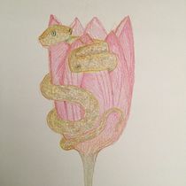Il mio progetto del corso: Illustrazione surrealista ispirata alla natura. Traditional illustration, Pencil Drawing, Drawing, Artistic Drawing, Naturalistic Illustration, and Colored Pencil Drawing project by da_mela - 05.08.2023