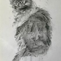 My project for course: Expressive Drawing with Charcoal. Fine Arts, Drawing, Portrait Drawing, and Naturalistic Illustration project by mariabligh - 05.15.2023