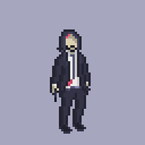 Mi proyecto del curso: Animación de personajes en pixel art para videojuegos Ein Projekt aus dem Bereich Animation von Figuren, Videospiele, Pixel Art und Videospielentwicklung von Bruno Ignacio Alcaino Robledo - 15.03.2023