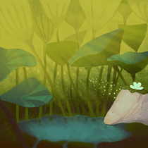 Mi proyecto del curso: Escenas atmosféricas en Procreate: pinta con colores y luces. Ilustração tradicional e Ilustração digital projeto de Nati Tello - 19.05.2023