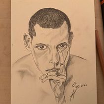 My project for course: Portrait Sketchbooking: Explore the Human Face. Esboçado, Desenho, Desenho de retrato, Desenho artístico, e Sketchbook projeto de canseriorhan - 19.05.2023