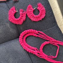 Mi proyecto del curso: Iniciación a la bisutería con cordón: fabrica tus propios collares. Un progetto di Artigianato, Design di gioielli, Macramè e Textile Design di itziarchu - 20.05.2023