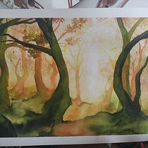 Mon projet du cours : Paysages oniriques à l'aquarelle : capturez la lumière. Un projet de Peinture , et Aquarelle de naoa_naval - 20.05.2023