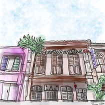 My project for course: Expressive Architectural Sketching with Colored Markers. Sketching, Drawing, Architectural Illustration, Sketchbook & Ink Illustration project by Pavan Kamat - 05.09.2023