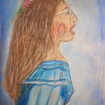 My project for course: Illustration with Pastel and Coloured Pencils. Un progetto di Illustrazione tradizionale, Belle arti, Disegno a matita, Disegno, Disegno di ritratti, Disegno realistico e Disegno artistico di Andrea Milano - 21.05.2023