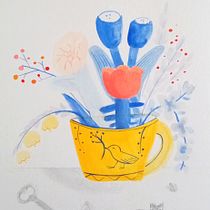 Mi proyecto del curso: Ilustración floral con gouache . % Beatriz Pérez Peiró tarafından hazırlanan Dijital İllüstras, on, Botanik İllüstras, on, Guaj Bo, Ve ama projesi - 05.21.2023