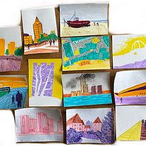 Mein Abschlussprojekt für den Kurs: Moderne Urban Sketching-Techniken in Mixed Media Ein Projekt aus dem Bereich Traditionelle Illustration, Malerei, Architektonische Illustration und Illustration mit Tinte von deadbeat - 21.05.2023