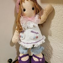 Mi proyecto del curso: Elaboración de muñecas amigurumi románticas Ein Projekt aus dem Bereich H, werk, Spielzeugdesign, Weben, Crochet, Amigurumi und Textildesign von Haydeé Martinez - 21.05.2023