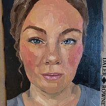 My project for course: Portrait Painting with Oil: Explore Light and Shade. Fine Arts, Painting, and Oil Painting project by Adele - 05.17.2023