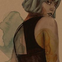 Mi proyecto del curso: Retrato ilustrado con Procreate. Projekt z dziedziny Trad, c, jna ilustracja, Grafika wektorowa, Ilustracja c, frowa i Portret użytkownika aldaoudfarah - 21.05.2023
