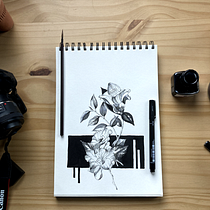My project for course: Contemporary Botanical Illustration with Ink. Un projet de Illustration traditionnelle, Dessin artistique, Illustration botanique et Illustration à l'encre de Suvojyoti Ray - 22.05.2023