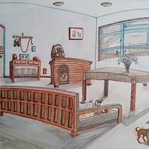 Mi proyecto del curso: Perspectiva artística: espacios desde tu punto de vista. Un projet de Illustration traditionnelle, Architecture, Dessin et Illustration architecturale de Elena Montalvo - 22.05.2023