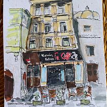 Mein Abschlussprojekt für den Kurs: Expressive Architekturskizzen mit Markern. Sketching, Drawing, Architectural Illustration, Sketchbook & Ink Illustration project by Michael Esser - 05.22.2023