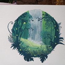 Mon projet du cours : Peinture de paysages enchantés à la gouache. Traditional illustration, Painting, and Gouache Painting project by brunapiccioli-pro - 05.22.2023