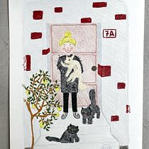 Il mio progetto del corso: Illustrazione giocosa con acquerello e matite colorate. Ilustração tradicional, Pintura, Pintura em aquarela, Desenho de retrato, e Desenho com lápis de cor projeto de stefaniabernasconi81 - 18.05.2023