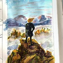 My project for course: Illustration Techniques to Unlock your Creativity. Projekt z dziedziny Design, Trad, c, jna ilustracja,  Sztuki piękne,  Malarstwo, Kreat, wność, Kreat, wne zabaw, z dziećmi i Sketchbook użytkownika rebekahschmidt - 10.06.2023