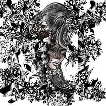 Schinide La Ragazza Gorilla. Traditional illustration, Graphic Design, Digital Illustration, Tattoo Design, and Digital Drawing project by Susanna Grandicelli - 05.21.2023