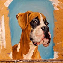 Meu projeto do curso: Retrato realista de animais de estimação com pintura a óleo. Fine Arts, Painting, Oil Painting, and Naturalistic Illustration project by Nicole Paloma de Assis - 05.22.2023