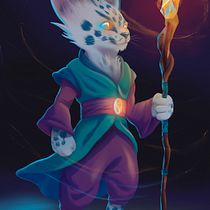 Mi proyecto del curso: Diseño de personajes fantásticos en Procreate. Projekt z dziedziny Trad, c, jna ilustracja, Projektowanie postaci, Ilustracja c, frowa, R, sunek c, frow, Malarstwo c i frowe użytkownika Darío Doroskevich - 23.05.2023