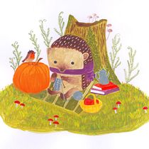 My project for course: Gouache: Paint Natural Worlds from Imagination. Character Design, Painting, Drawing, Children's Illustration, and Gouache Painting project by Judit Fülöp - 05.23.2023