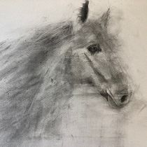 My project for course: Expressive Drawing with Charcoal. Fine Arts, Drawing, Portrait Drawing, and Naturalistic Illustration project by lauramac_88 - 05.23.2023