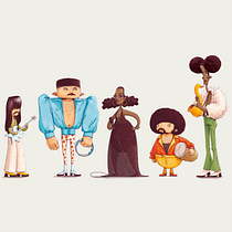 My project for course: Illustrated Characters Factory. Traditional illustration, Character Design, Digital Illustration, Children's Illustration, and Narrative project by Zhenya L - 05.23.2023