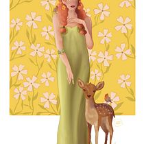 Mon projet du cours : Illustration de personnages stylisés : de la référence au dessin. Traditional illustration, Character Design, and Digital Illustration project by Chloé CHAUFRAY - 05.15.2023