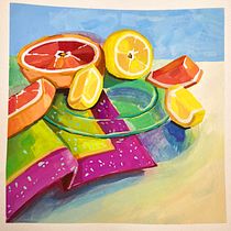 Mi proyecto del curso: Creación de obras de arte vibrantes con gouache. Un projet de Beaux Arts, Peinture, Théorie des couleurs , et Peinture gouache de Christel - 23.05.2023