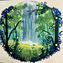 Mi proyecto del curso: Pintura de paisajes atmosféricos con gouache. Traditional illustration, Painting, and Gouache Painting project by Christel - 05.23.2023