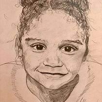 My project for course: Graphite Line Drawing for Portrait Sketchbooking. Esboçado, Desenho, e Desenho de retrato projeto de Elrien Liebenberg - 24.05.2023