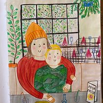 My project for course: Playful Illustration with Watercolor & Colored Pencils Ein Projekt aus dem Bereich Traditionelle Illustration, Malerei, Aquarellmalerei, Porträtzeichnung und Zeichnen mit Buntstiften von m.radzinska - 24.05.2023