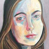 My project for course: Portrait Painting with Oil: Explore Light and Shade. Fine Arts, Painting, and Oil Painting project by sashimy - 05.24.2023
