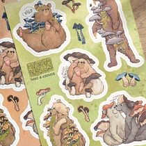 Mein Abschlussprojekt für den Kurs: Von der Natur inspiriert: Illustriere niedliche Charaktere. Projekt z dziedziny Projektowanie postaci,  R, sunek, Ilustracja c, frowa, R, sunek c i frow użytkownika Imke Kremer - 24.05.2023