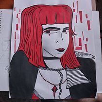 Mi proyecto del curso: Dibujo de personajes desde cero: retrata rostros y figuras. Projekt z dziedziny Trad, c, jna ilustracja, Projektowanie postaci, R, sunek ołówkiem,  R i sunek użytkownika Jhonny benavides - 24.05.2023