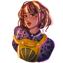 Mi proyecto del curso: Retrato de personajes estilo cartoon con Procreate. Character Design, Digital Illustration, Digital Drawing, and Digital Painting project by albasangster - 05.25.2023